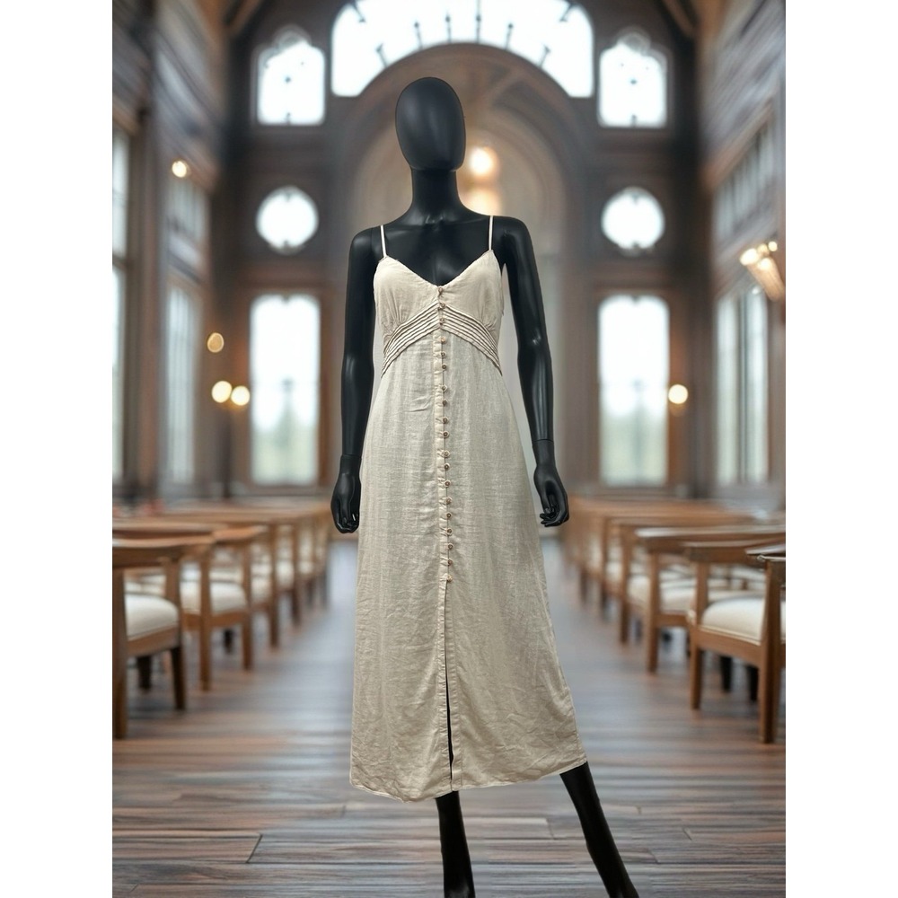 Zara Cream Midi Dress